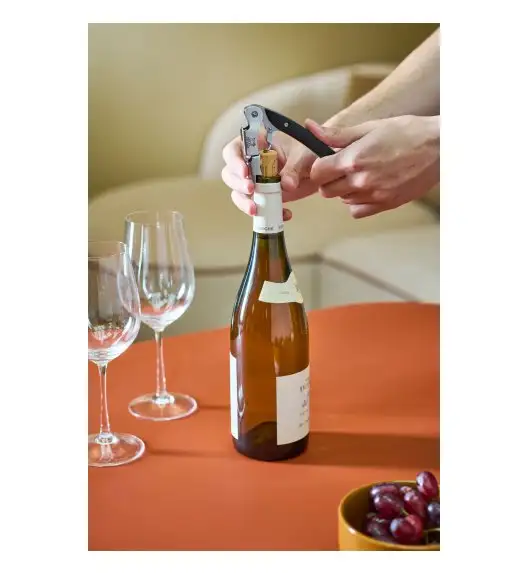 PEUGEOT MALBEC Trybuszon korkociąg otwieracz do wina 13 cm czarny