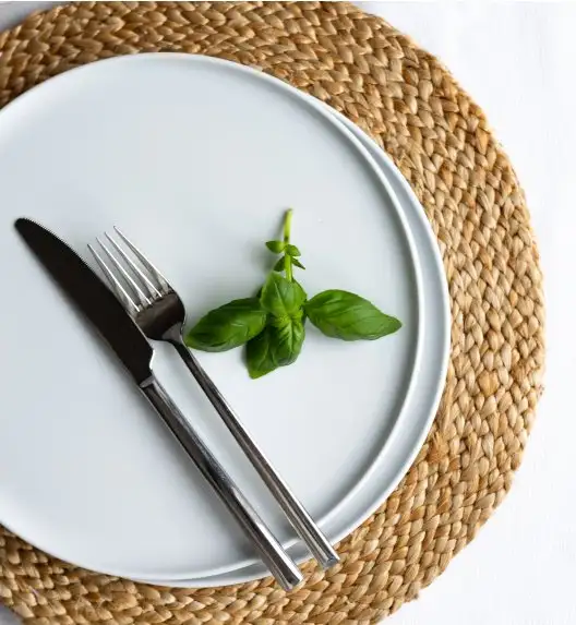 LUBIANA ANKARA | Talerz obiadowy 26 cm x 12 sztuk | biała porcelana luz 