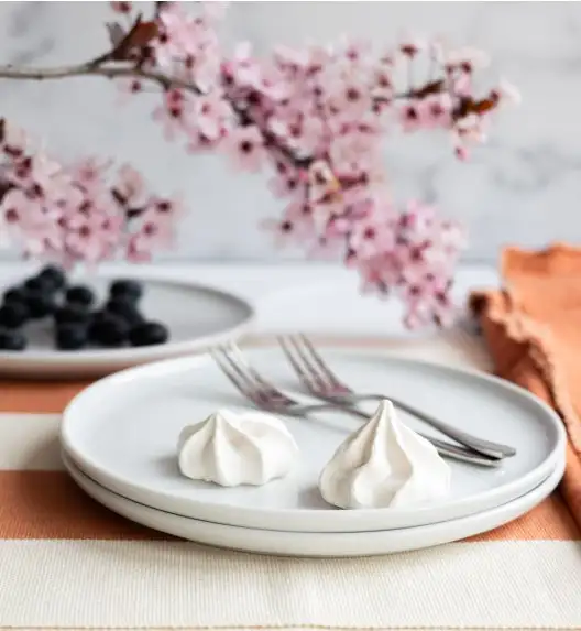 LUBIANA ANKARA | Talerz obiadowy 26 cm x 12 sztuk | biała porcelana luz 