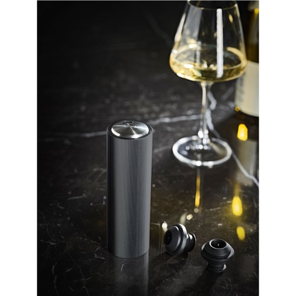 PEUGEOT PRESERVE Pompka próżniowa do wina butelek 14 cm aluminium