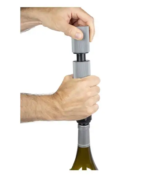 PEUGEOT PRESERVE DUO Pompka próżniowa do wina butelek 20 cm aluminium