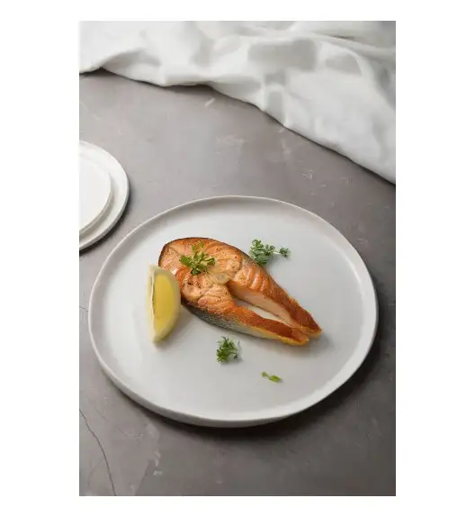 VERLO ETER CLOUD Talerz płaski deserowy 22 cm, kość słoniowa