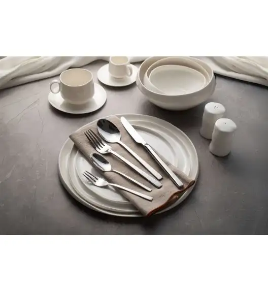 VERLO ETER CLOUD Talerz płaski deserowy 22 cm, kość słoniowa