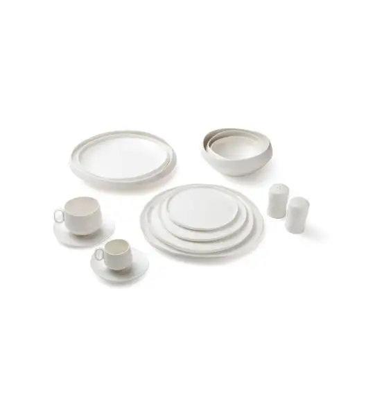 VERLO ETER CLOUD Talerz płaski gourmet 25 cm, kość słoniowa