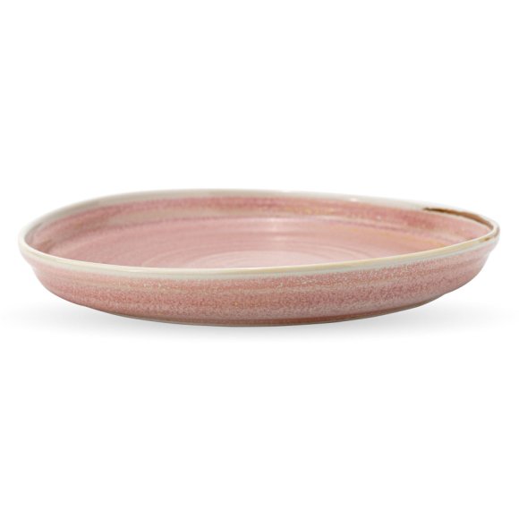 VERLO RUSTIC REBORN Talerz płaski deserowy 23 cm, różowy