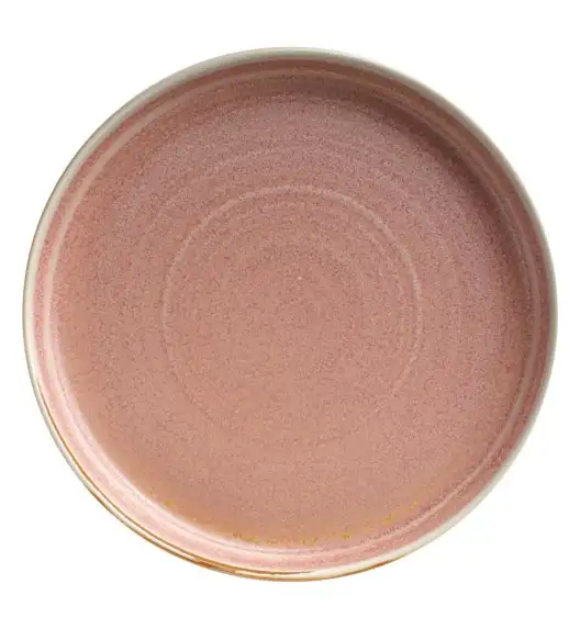 VERLO RUSTIC REBORN Talerz płaski deserowy 23 cm, różowy
