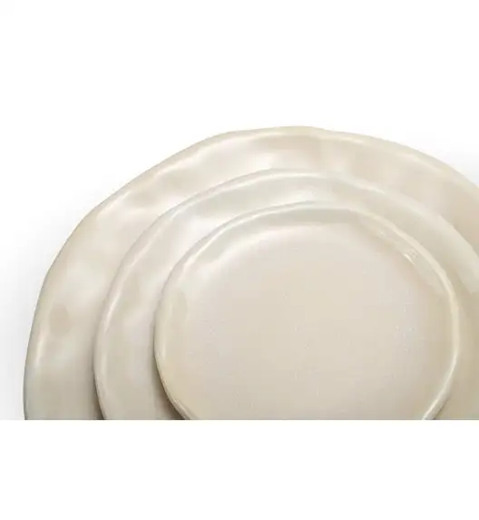 VERLO HANDMADE KISS Talerz płaski deserowy 15 cm, owsiany