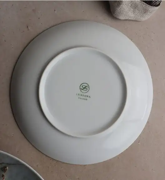 WYPRZEDAŻ! LUBIANA BOSS KERAJET | 002 MARMUREK | Zestaw 2 talerzy dla 1 osoby | porcelana