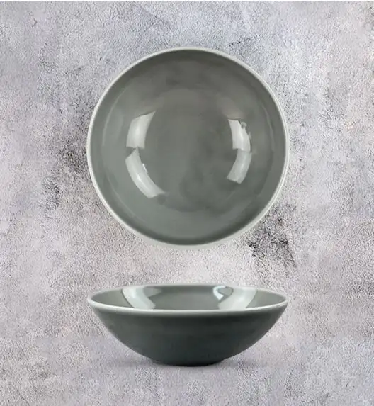 WYPRZEDAŻ! LUBIANA BOSS K1 Zestaw 3 talerzy głębokich 18 cm / szary