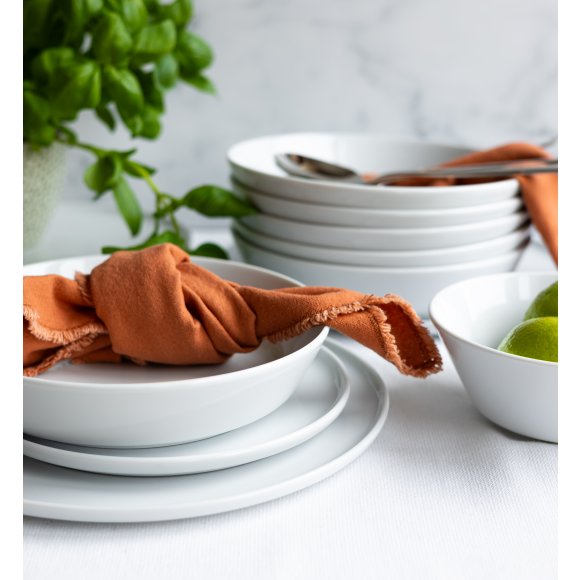 LUBIANA ANKARA | Serwis obiadowy 36 el dla 12 osób | biała porcelana  