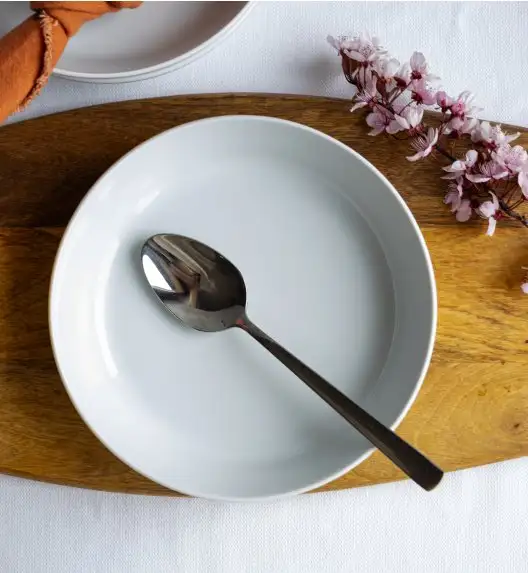 LUBIANA ANKARA | Serwis obiadowy 54 el dla 18 osób | biała porcelana  