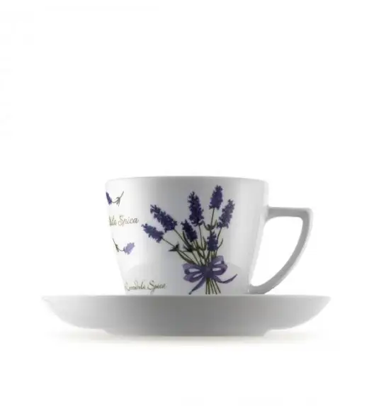 WYPRZEDAŻ! LUBIANA LAWENDA 5979 Zestaw 3 spodków 17,5 cm do filiżanek 350 ml / porcelana