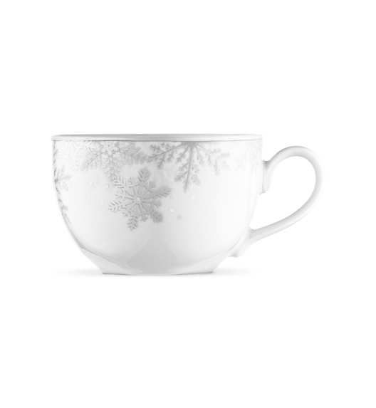 WYPRZEDAŻ! CHODZIEŻ YVETTE G629 ŚNIEŻYNKI Zestaw kawowy 10 el / 5 osób / porcelana