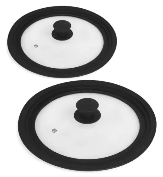 ZWIEGER VERON Komplet patelni 20, 28 cm + Pokrywki uniwersalne Tadar