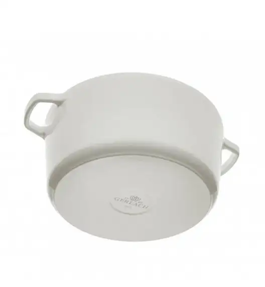 WYPRZEDAŻ! GERLACH NATUR IRON Garnek 5 L z /26 cm - BRAK POKRYWKI W ZESTAWIE! / żeliwo