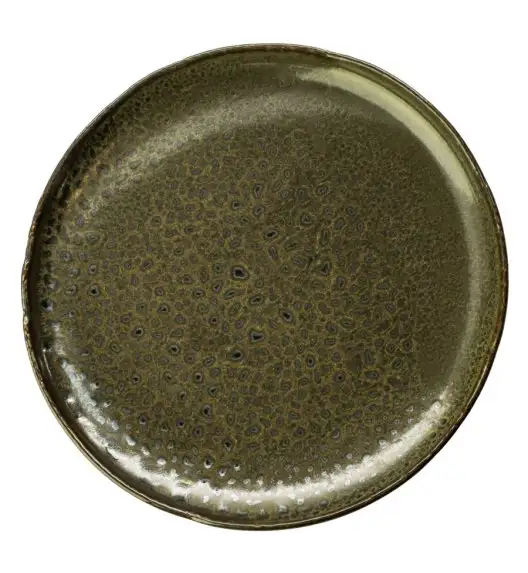 VERLO ALGA Talerz płaski płytki obiadowy do serwowania 28 cm, ciemnozielony