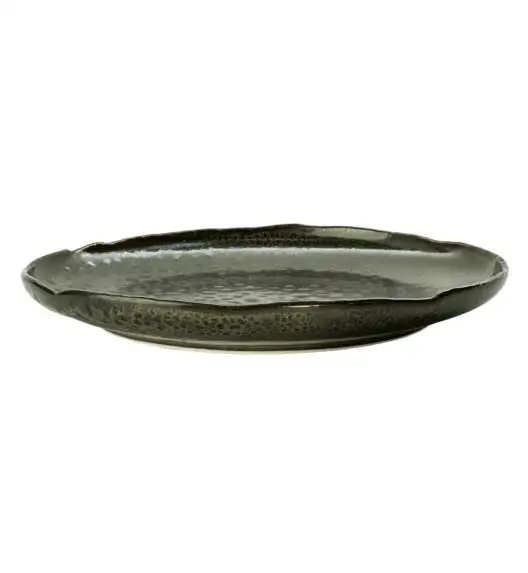 VERLO ALGA Talerz płaski płytki obiadowy do serwowania 28 cm, ciemnozielony