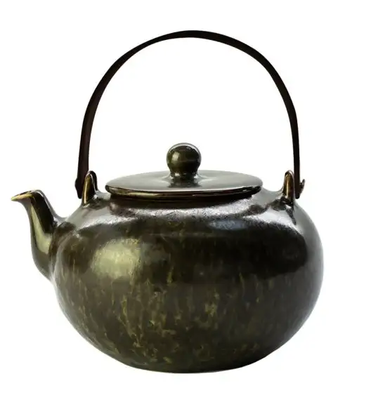 VERLO ALGA Dzbanek imbryk do herbaty 450 ml, ciemnozielony