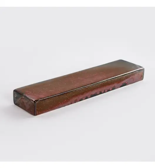 VERLO FLAME Półmis panel 43x7,4 cm prostokątny, ceglasty