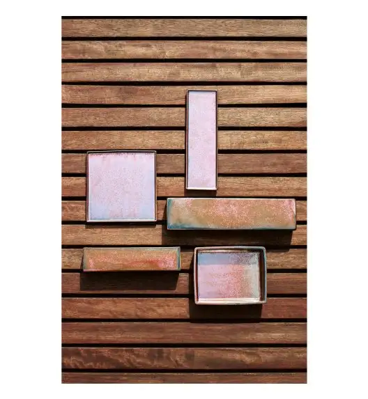 VERLO FLAME Półmis panel 43x7,4 cm prostokątny, ceglasty