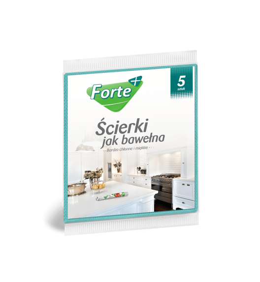 FORTE+ Komplet 10x Ścierki jak bawełna 5 szt.