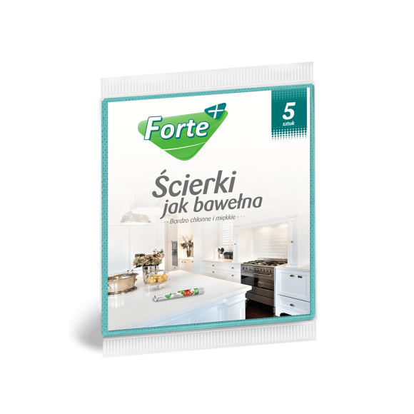 FORTE+ Komplet 10x Ścierki jak bawełna 5 szt.