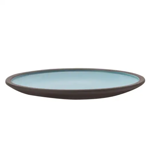 VERLO CHOCO Talerz płaski deserowy 20 cm, brązowo-niebieski