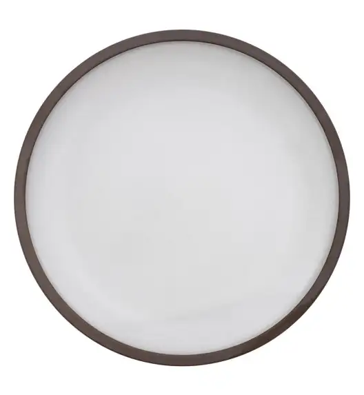 VERLO CHOCO Talerz płaski 29 cm, brązowo-biały