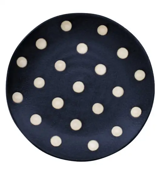 VERLO GROCHY Talerz płaski deserowy 21 cm, granatowy