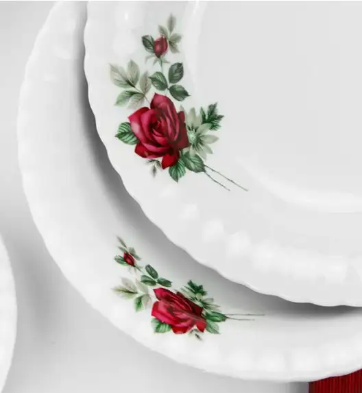 WYPRZEDAŻ! CHODZIEŻ IWONA B826 Komplet 6 talerzy: 3 TALERZY DESEROWYCH I 3 TALERZY GŁĘBOKICH 