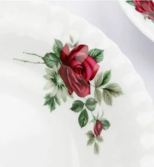 WYPRZEDAŻ! CHODZIEŻ IWONA B826 Komplet 6 talerzy: 3 TALERZY DESEROWYCH I 3 TALERZY GŁĘBOKICH 