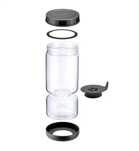 WESTMARK Słoik do odsączania 1300 ml, dwukomorowy z zakrętkami