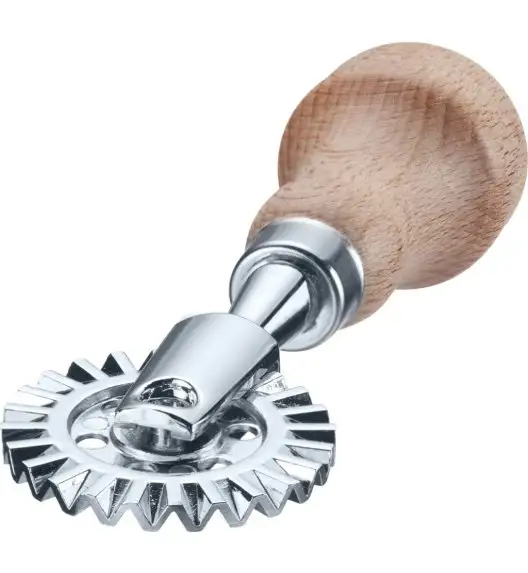 WESTMARK SOFIA Radełko do ciasta ravioli karbowane / cynk + drewno