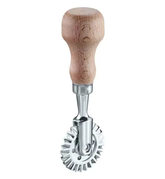 WESTMARK SOFIA Radełko do ciasta ravioli karbowane / cynk + drewno