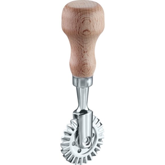 WESTMARK SOFIA Radełko do ciasta ravioli karbowane / cynk + drewno