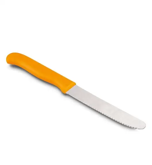 TADAR Nóż śniadaniowy 21 cm / do kanapek i smarowania / pomarańczowy