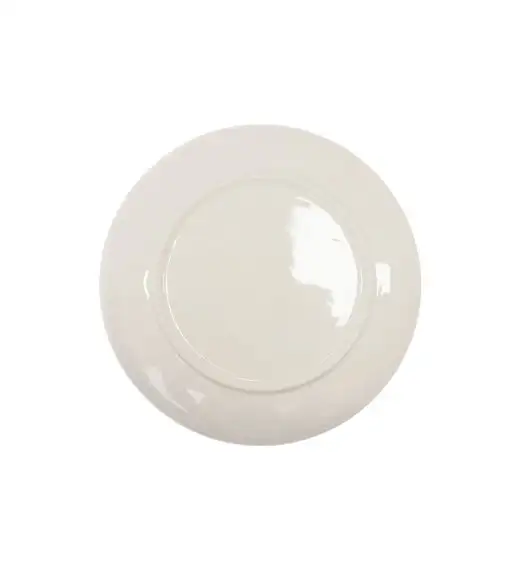 KAIA HOME AURA Talerz deserowy 17,5 cm / ceramika ecru