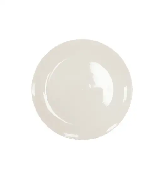 KAIA HOME AURA Talerz deserowy 18 cm / 6 sztuk ceramika ecru