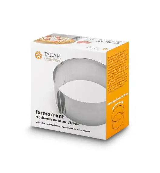 TADAR FORMA/RANT REGULOWANY OKRĄGŁY 16-30CM/8,5CM