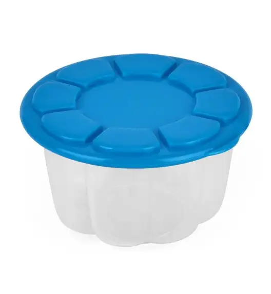 TADAR | HEGA KPL.3 POJEMNIKÓW Z POKRYWĄ GALARETKA 8x4,5 CM MIX KOLORÓW