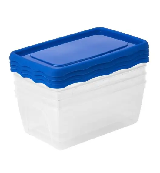 TADAR | HEGA KPL.4 POJEMNIKÓW PRACTIC 1,0 L MIX KOLORÓW