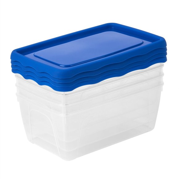 TADAR | HEGA KPL.4 POJEMNIKÓW PRACTIC 1,0 L MIX KOLORÓW