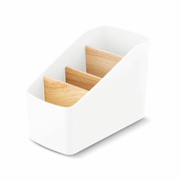 TADAR IVER ORGANIZER BIAŁY 4 PRZEGRÓDKI 9x18x12,7 CM