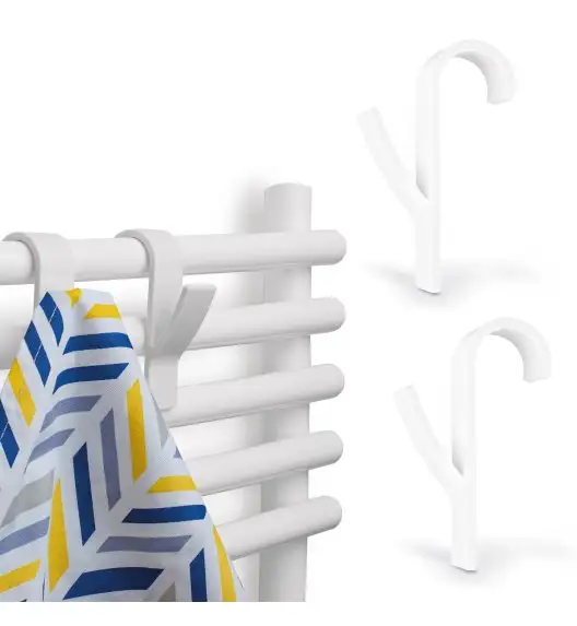 TADAR KOMPLET WIESZAKÓW/ HACZYKÓW 2 SZT. BIAŁE