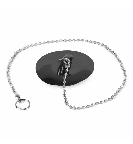 TADAR KOREK DO ZLEWU/WANNY Z ŁAŃCUSZKIEM ŚREDNICA 4,5 CM