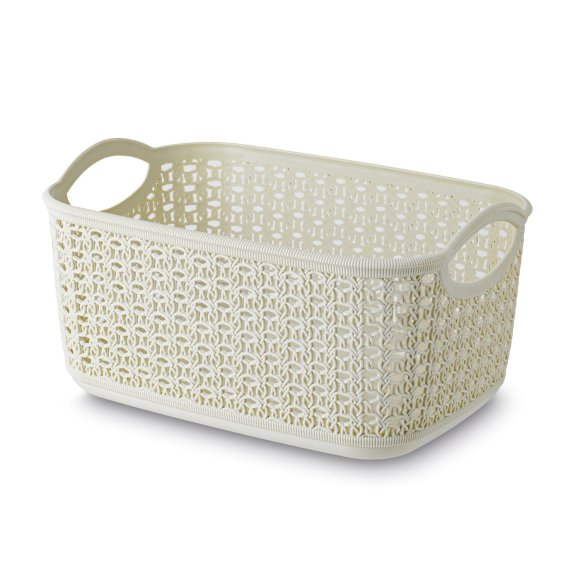 TADAR | MISS COLLECTION KOSZYK MANON 29x43x22 CM KREMOWY 20 L