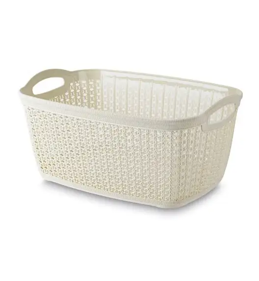 TADAR | MISS COLLECTION KOSZYK MANON 34x53x24,5 CM KREMOWY 28 L