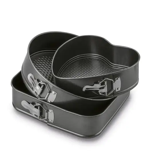 TADAR KPL.3 TORTOWNIC ( KWADRATOWA 26 CM, SERCE 22 CM, OKRĄGŁA 24 CM)