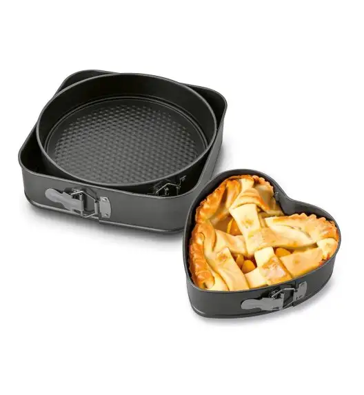 TADAR KPL.3 TORTOWNIC ( KWADRATOWA 26 CM, SERCE 22 CM, OKRĄGŁA 24 CM)