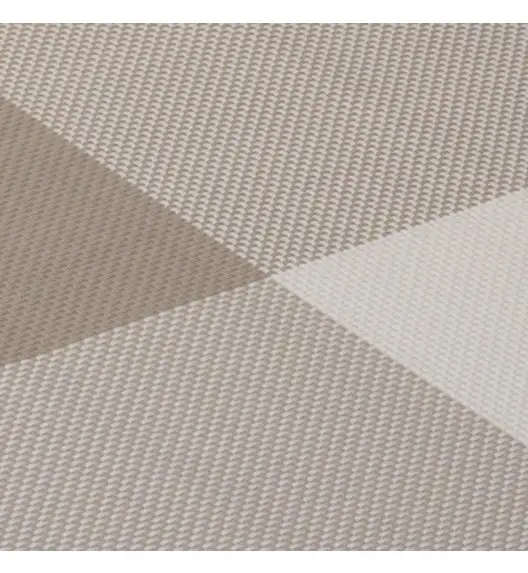 TADAR MATA STOŁOWA PVC 45x30 KRATKA BIAŁO/BEŻOWA